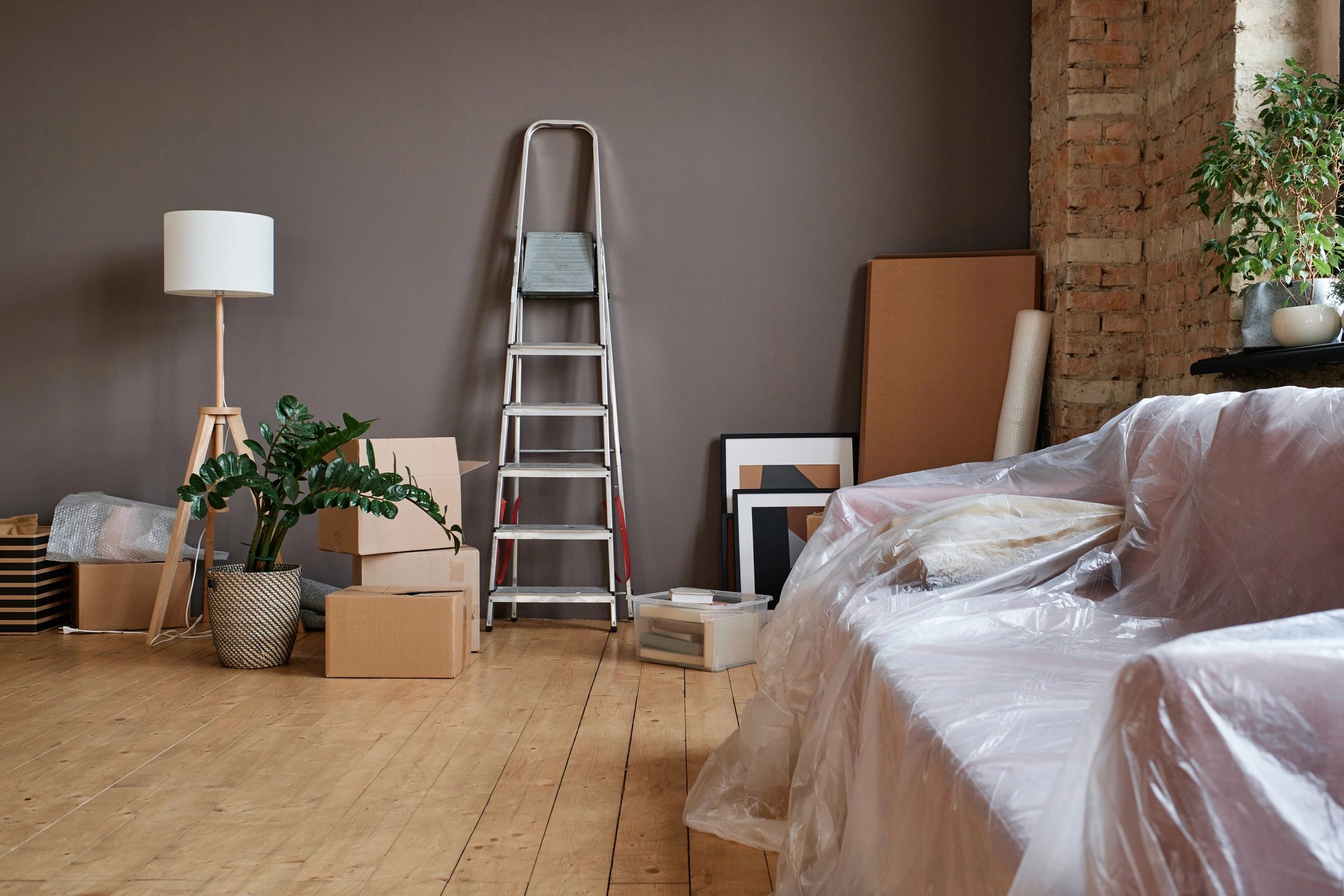 Tidy apartment interior ready for guests